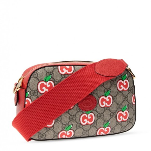 Gucci GG Supreme Canvas Apple Shoulder Bag NEW WITH DUSTBAG AND BOX - Picture 1 of 7